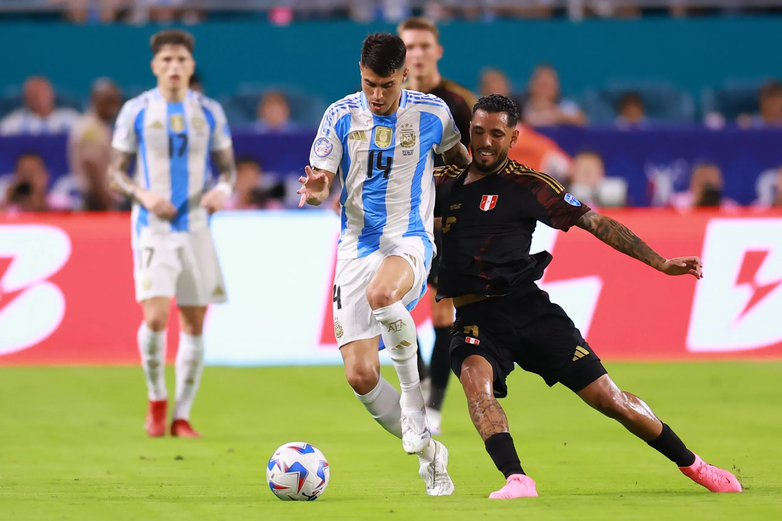 Argentina x Peru pela última rodada da fase de grupos da Copa América 2024. (Photo by Hector Vivas/Getty Images)