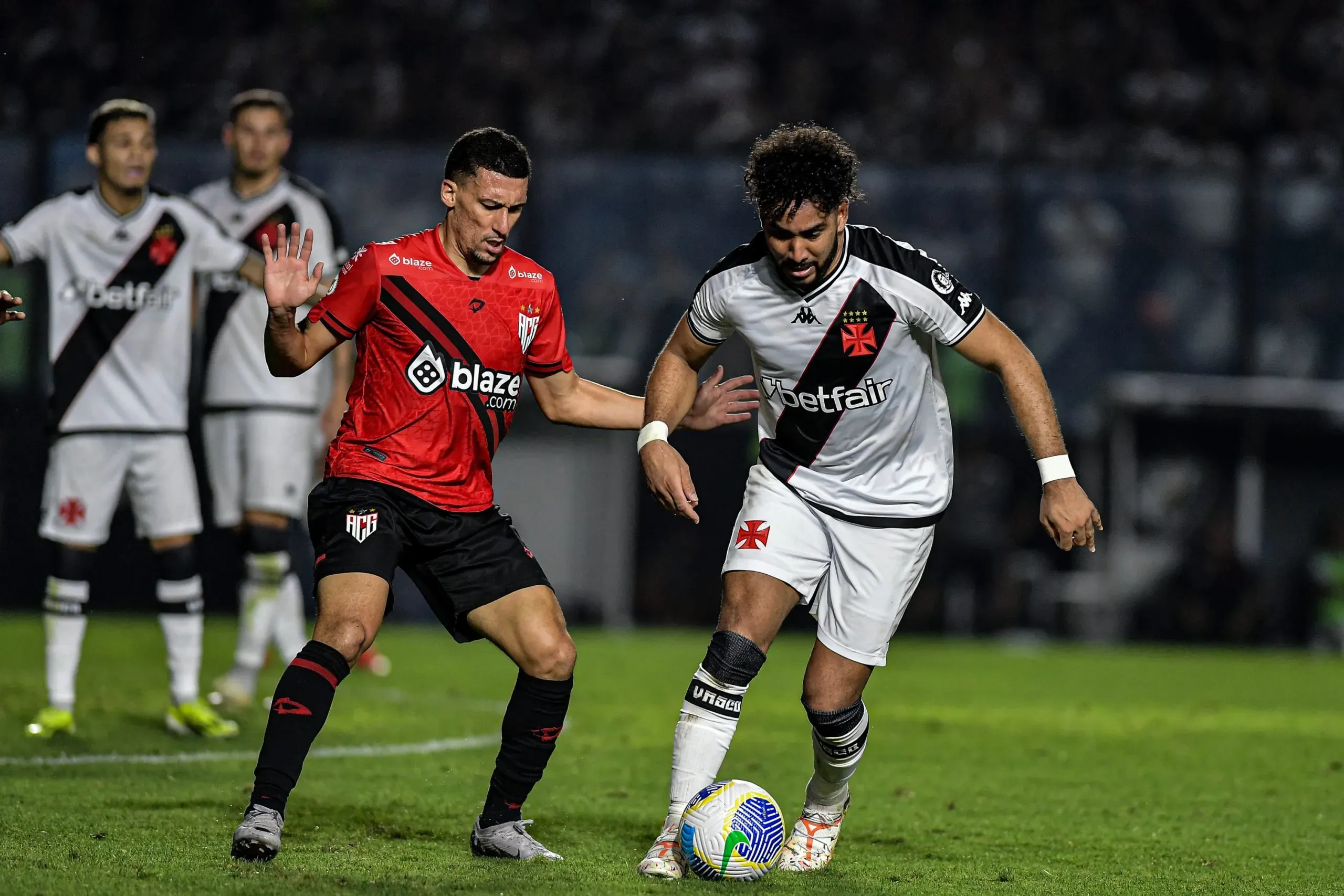 Por enquanto, Vasco 1 x 0 Atlético-GO pelas oitavas de finais da Copa Do Brasil 2024. Foto: Thiago Ribeiro/AGIF