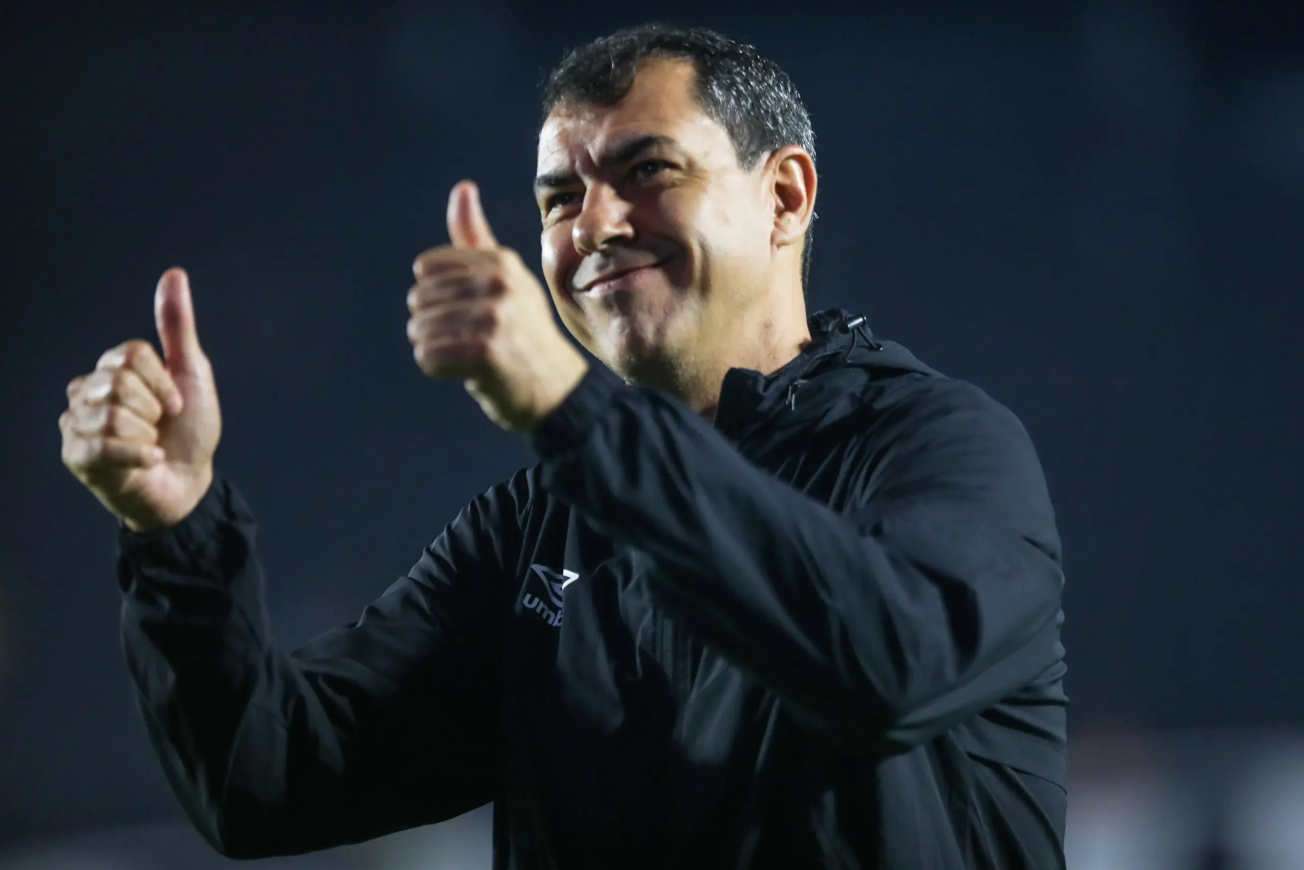 Fábio Carille na época de Santos – Foto: Reinaldo Campos/AGIF