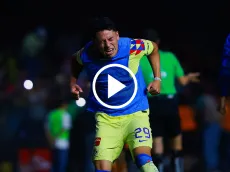 El enérgico festejo de Ramón Juárez en el gol de Julián Quiñones