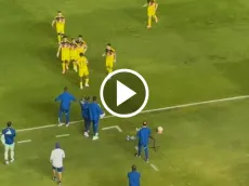 Saint-Maximin y el épico festejo tras su golazo ante León