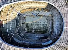 El video que muestra el avance en la remodelación del Azteca