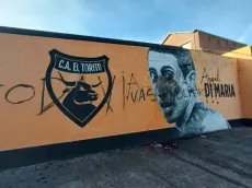Pintada contra Di María en Rosario: otro mensaje intimidatorio que conspira contra su regreso a Central