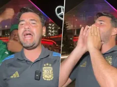 El insólito cruce de Tato Aguilera con un hincha mexicano tras la victoria de la Selección Argentina