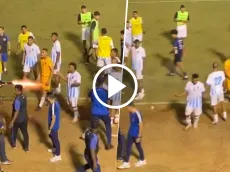 VIDEO | Un Policía disparó a quemarropa contra un futbolista en la segunda de Brasil