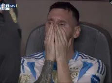 El llanto de Lionel Messi tras la lesión que lo sacó de la final de la Copa América