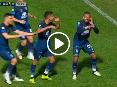 Asistencia y baile: así festejó Sebastián Villa el primer gol de Independiente Rivadavia en su debut