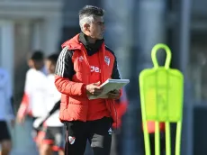 Escudero, con dudas: la posible formación de River vs. Unión