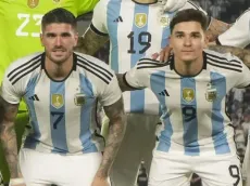 Julián Álvarez y Rodrigo De Paul volverían a un estadio en el que fueron campeones con Argentina