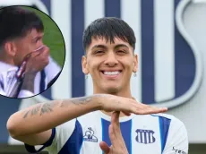 Matías Galarza besó el escudo de Talleres tras anotarle a Boca