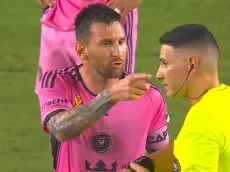 VIDEO | Messi, enojado con el árbitro tras el empate de Inter Miami: “Sos un mala leche”