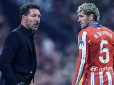 La drástica decisión del Cholo Simeone con Rodrigo De Paul tras la goleada que sufrió el Atlético de Madrid