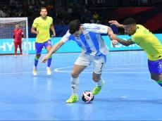 Argentina 0 vs. Brasil 2 por la final del Mundial FIFA de Futsal 2024: entretiempo con ventaja para el Scratch