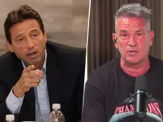 Diego Díaz y Marcelo Moretti se cruzaron en vivo en plena crisis de San Lorenzo: “No podés caminar por la calle”