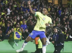 Rodrygo é elogiado pela torcida após gol contra o Equador