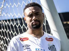 Wendel Silva celebra primeiro gol pelo Santos