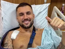 Arthur, ex-BBB 21, passa por cirurgia no ombro e mostra resultado