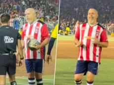 El penal que falló Bofo Bautista en Clásico de Leyendas