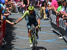 Daniel Martínez brilló en la etapa 8 del Giro de Italia y quedó segundo