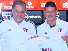 Presidente de Sao Paulo y los tres clubes con los que relación a James