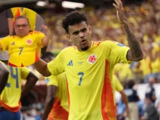 El show de Mané Díaz en la tribuna tras el 5-0 de Colombia y el gol de ‘Lucho’