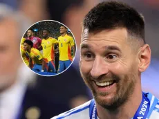 El jugador colombiano que apareció en el mensaje viral de Messi