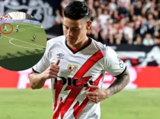 Así le fue a James Rodríguez en su primera titularidad con Rayo Vallecano