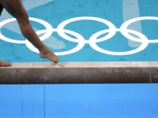 How wide is the gymnastics balance beam at the Paris 2024 Olympic Games?