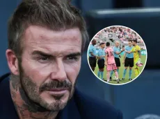 El lamento de Beckham tras la reacción de Messi contra un árbitro