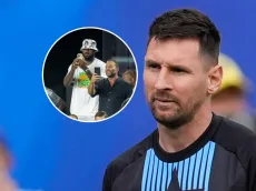 Así reaccionó Messi cuando le mostraron que LeBron lo estaba grabando