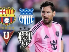 ¡Messi en Ecuador! Confirman los dos clubes que jugarían con el Inter de Miami