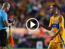 El gesto de Uriel Antuna al árbitro tras anular su gol en Tigres