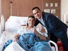 El mensaje de Víctor Velázquez a Kevin Mier en su visita a la clínica