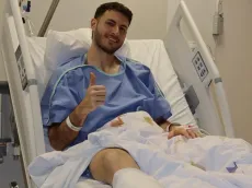 El mensaje de Santi Giménez tras ser operado en Milan