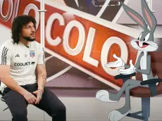 Falcón fue entrevistado por Bugs Bunny en la previa del Superclásico