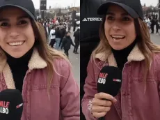 Francisca Crovetto llega al Monumental para apoyar a Colo Colo