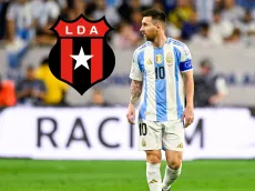 Jugador de Alajuelense se topa con Messi de la manera menos pensada