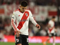 Alarma en River: Echeverri se hará estudios médicos y es duda para jugar con Talleres