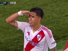 VIDEO | El gol de Maxi Meza para que River le gane a Barracas Central