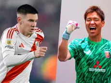 La llamativa frase del arquero de Urawa Reds sobre Mastantuono: "Me alegra"