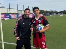 La historia de Bruno Cabral, la figura de River en la Messi Cup que no para de hacer goles