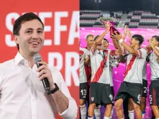 Stefano Di Carlo recibió a los pibes de River campeones en la Messi Cup y tuvo unas sentidas palabras