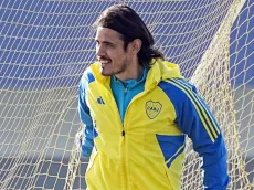 Así está Cavani a pocos días de que Boca visite a Independiente del Valle