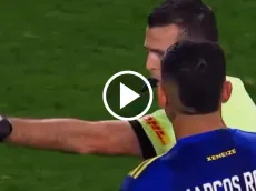 VIDEO | El gesto de Marcos Rojo al árbitro que hizo reír a los hinchas de Boca