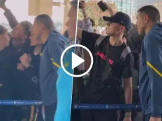 VIDEO | Volvieron de su viaje de egresados y tuvieron un inesperado encuentro con Riquelme en el aeropuerto