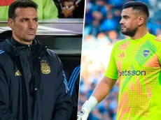 La postura de Scaloni sobre el error de Chiquito Romero ante Racing: "Está casi prohibido"