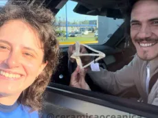 El regalo artesanal de una hincha de Boca que conmovió a Edinson Cavani: "Me sorprendió su humildad"