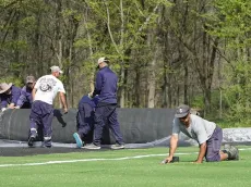 Riquelme tambien mirá al predio: la obra que arrancó Boca en Ezeiza