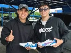 Los nuevos botines de Exequiel Zeballos, con diseño especial por su histórico festejo de gol ante River