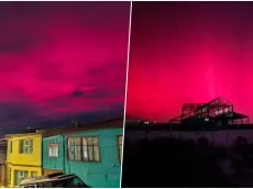 Impresionante aurora austral se deja ver al sur de Chile
